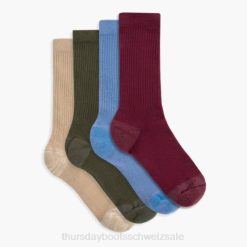 Frauen Thursday Boots saisonal Sodello klassische Crew-Socke Zubehör T6D6535