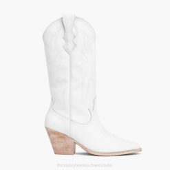 Frauen Thursday Boots Weiß Rodeo Schuhe T6D6389